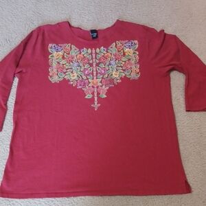 Sabaku Artwear Floral Design Top